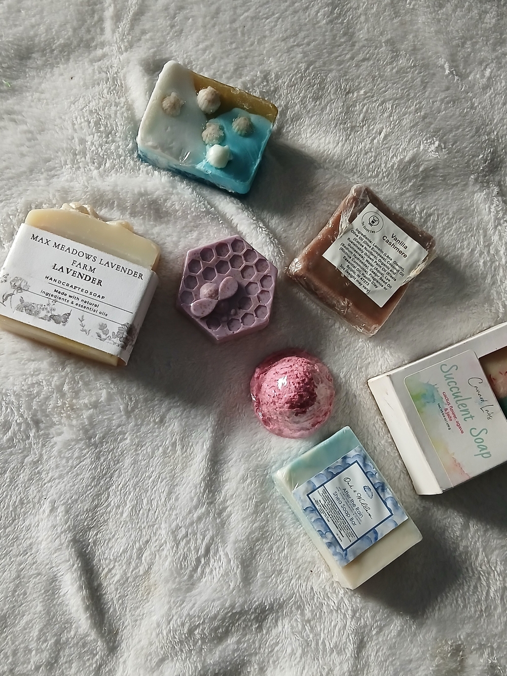 Handcrafted Natutal Bath Soap - Lavender, Strawberry, Cashmere, Aloe YOU CHOOSE!